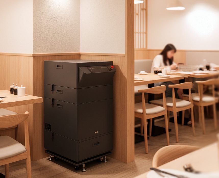 1-6 MEGA 商用廚餘機如何幫助企業 ESG 減碳?MEGA 商用廚餘機 AIoT 降解技術搭配 MEGA 減碳數據儀表板,協助企業減碳並紀錄減碳數據
